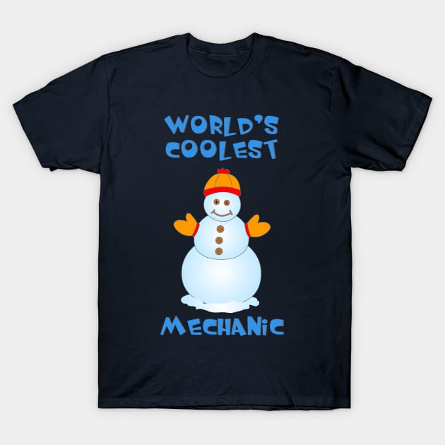 World's Coolest Mechanic T-Shirt by Barthol Graphics